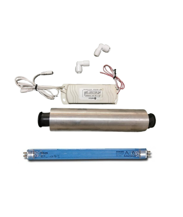 Wellon UV Upgrade Kit for RO Water Purifiers (Chamber + UV Lamp + Choke + Fittings)